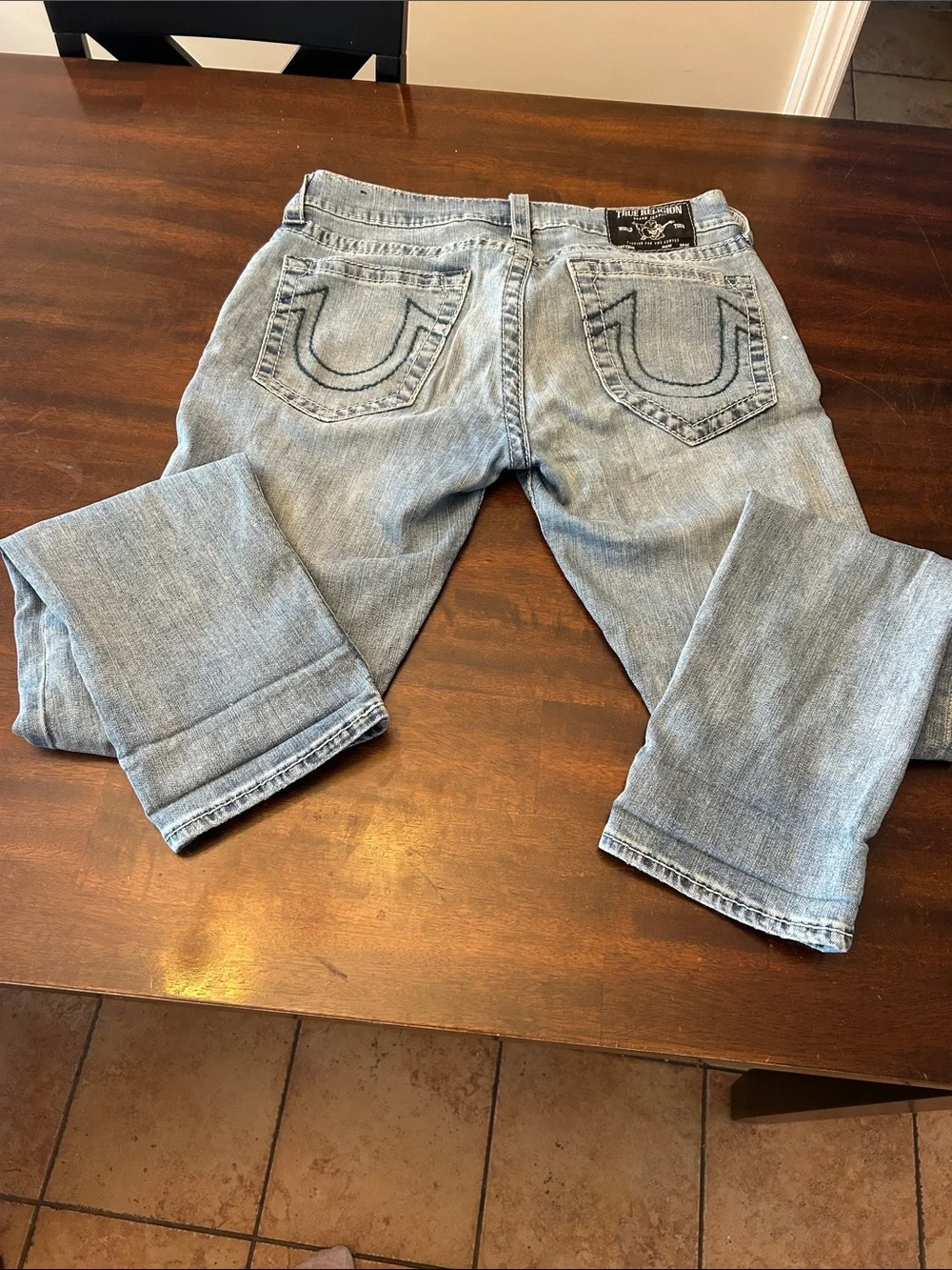 Men’s True Religion Rocco Relaxed Skinny Jeans Size 32